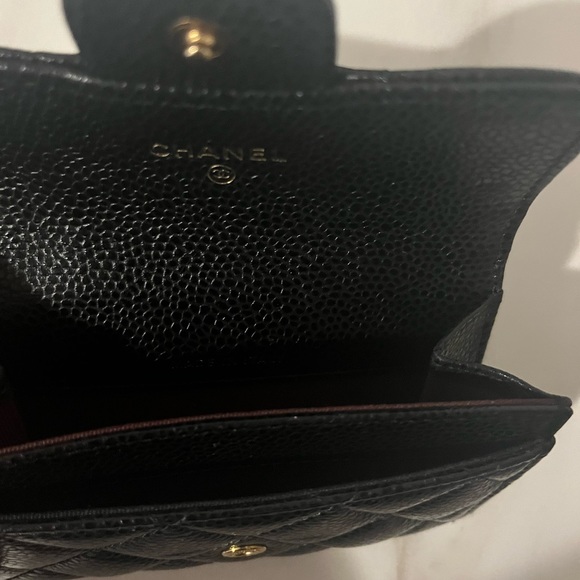 ⭐️SOLD to a lovely buyer ⭐️ AUTHENTIC Chanel Flap Card Holder - Picture 8 of 16